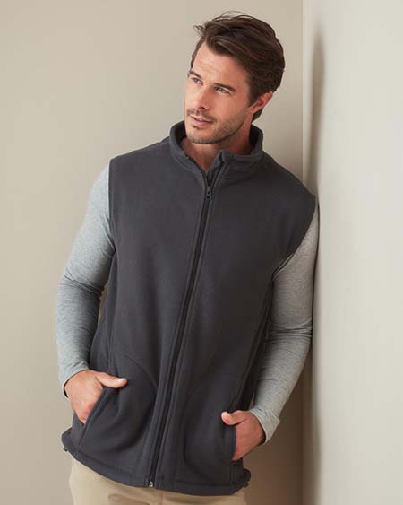 Fleece vest for men