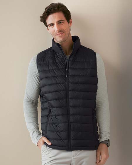 Padded vest for men